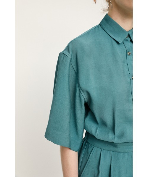 SLY(スライ)の「FLARE SLEEVE ROMPERS フレアスリーブ ロンパース(つなぎ/オールインワン・レディース・ブラック/ターコイズブルー/ベージュ・2/1)」の20枚目の写真
