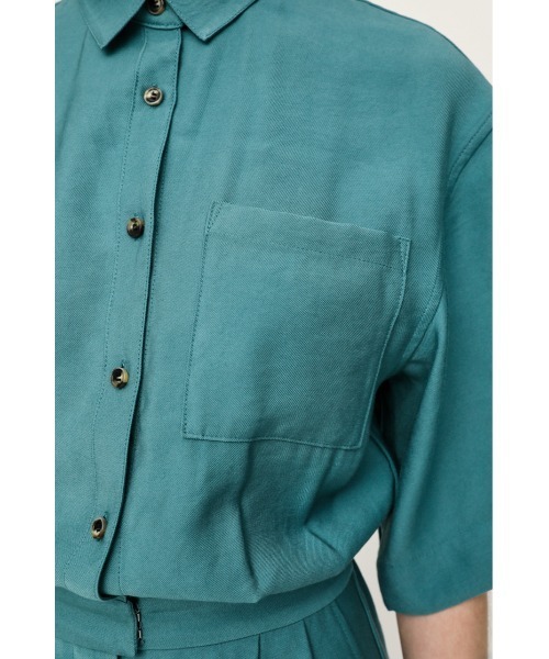 SLY(スライ)の「FLARE SLEEVE ROMPERS フレアスリーブ ロンパース(つなぎ/オールインワン・レディース・ブラック/ターコイズブルー/ベージュ・2/1)」の21枚目の写真