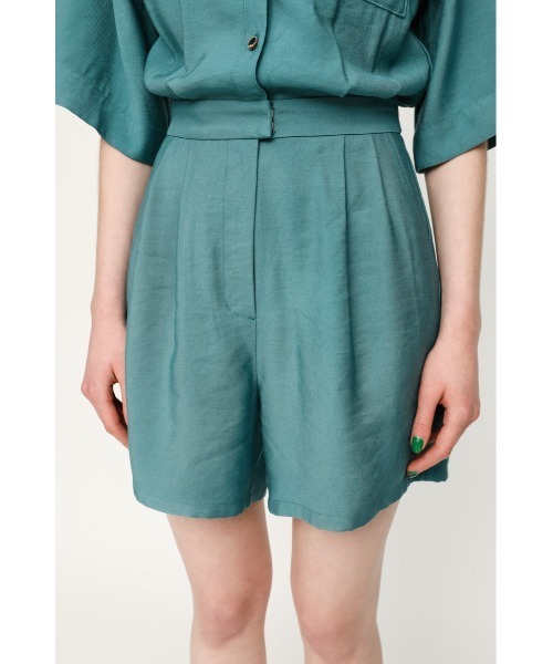 SLY(スライ)の「FLARE SLEEVE ROMPERS フレアスリーブ ロンパース(つなぎ/オールインワン・レディース・ブラック/ターコイズブルー/ベージュ・2/1)」の22枚目の写真
