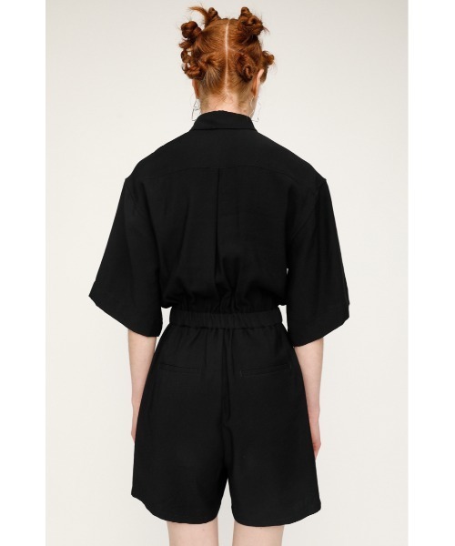 SLY(スライ)の「FLARE SLEEVE ROMPERS フレアスリーブ ロンパース(つなぎ/オールインワン・レディース・ブラック/ターコイズブルー/ベージュ・2/1)」の8枚目の写真
