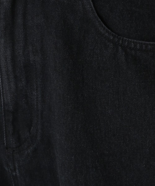 JEANASIS（ジーナシス）の「スリットクラッシュテーパードデニムパンツ/952232（デニムパンツ・レディース・ホワイト/ブラック・SMALL/MEDIUM）」の8枚目の写真