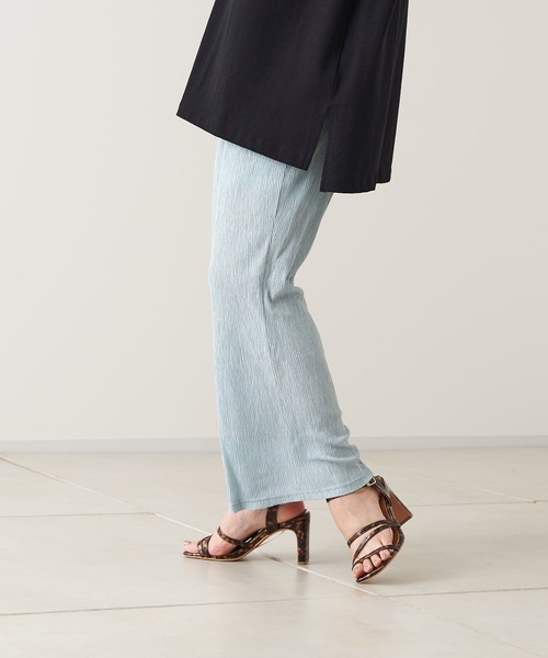 prose verse(プロズヴェール)の「スラブランダムプリーツパンツ(その他パンツ・レディース・アイボリー/ブラック/グレー/ブルー・フリ-)」の13枚目の写真