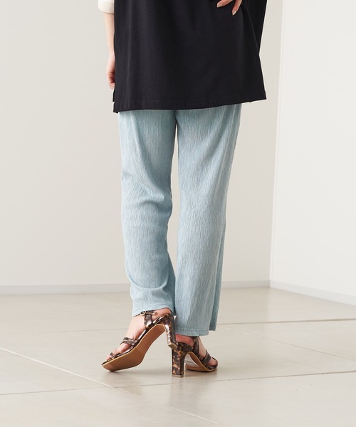 prose verse(プロズヴェール)の「スラブランダムプリーツパンツ(その他パンツ・レディース・アイボリー/ブラック/グレー/ブルー・フリ-)」の15枚目の写真