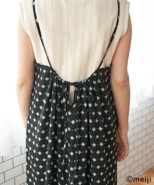 ROPE' PICNIC（ロペピクニック）の「【CHELSEA×ROPE' PICNIC】キャミワンピース（ワンピース・レディース・ピンク/グリーン/オレンジ系その他・38）」の8枚目の写真