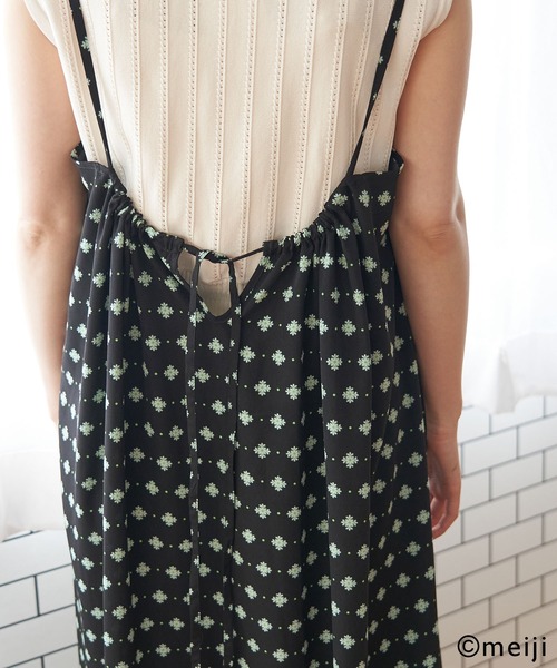 ROPE' PICNIC（ロペピクニック）の「【CHELSEA×ROPE' PICNIC】キャミワンピース（ワンピース・レディース・ピンク/グリーン/オレンジ系その他・38）」の9枚目の写真