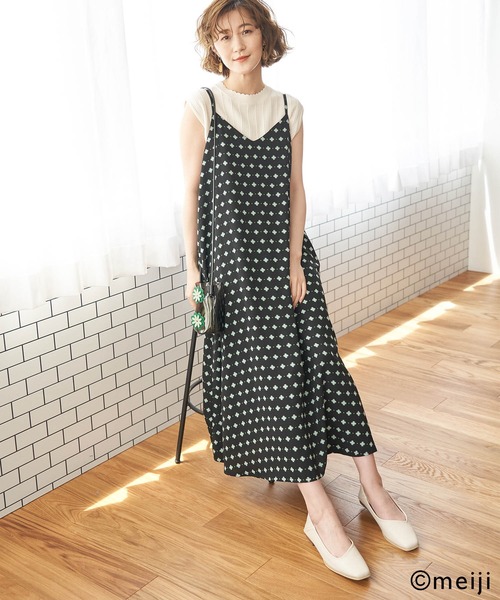 ROPE' PICNIC（ロペピクニック）の「【CHELSEA×ROPE' PICNIC】キャミワンピース（ワンピース・レディース・ピンク/グリーン/オレンジ系その他・38）」の18枚目の写真