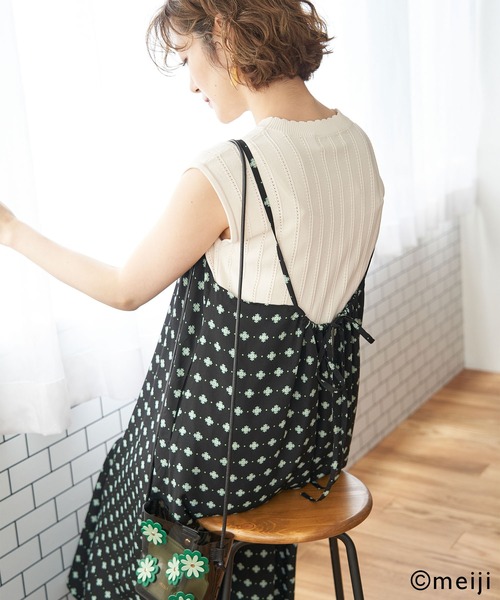 ROPE' PICNIC（ロペピクニック）の「【CHELSEA×ROPE' PICNIC】キャミワンピース（ワンピース・レディース・ピンク/グリーン/オレンジ系その他・38）」の19枚目の写真