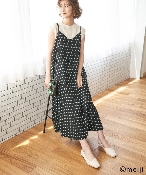 ROPE' PICNIC（ロペピクニック）の「【CHELSEA×ROPE' PICNIC】キャミワンピース（ワンピース・レディース・ピンク/グリーン/オレンジ系その他・38）」の20枚目の写真