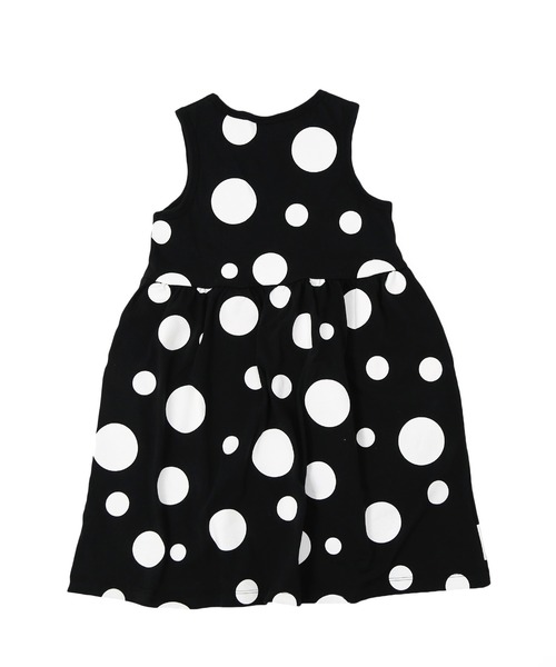 DILASH（ディラッシュ）の「ランダムドット柄ワンピース（ワンピース・キッズ・ブラック/ミント・130/140/100/110/120/90/80）」の4枚目の写真