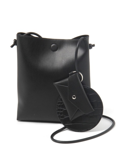 LEPSIM（レプシィム）の「【驚くほど、かるーーーい】２Ｐポーチミニショルダー　956458（ショルダーバッグ・レディース・ブラック/アイボリー/モカ/パイソン/ブラウン・ONE SIZE）」の11枚目の写真