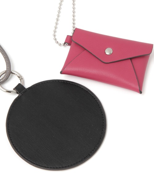 LEPSIM（レプシィム）の「【驚くほど、かるーーーい】２Ｐポーチミニショルダー　956458（ショルダーバッグ・レディース・ブラック/アイボリー/モカ/パイソン/ブラウン・ONE SIZE）」の7枚目の写真