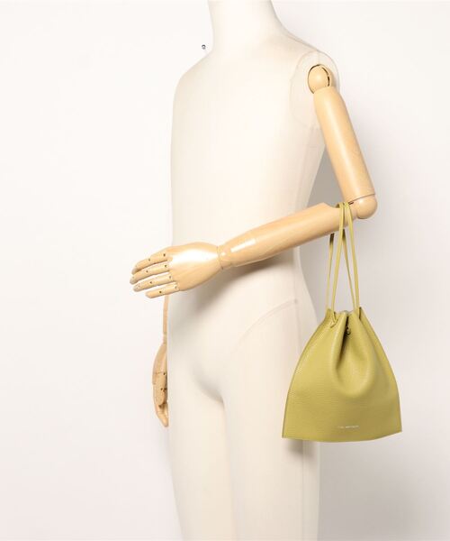 note et silence （ノートエシロンス）の「■FEEL AND TASTE flat bag mini（ハンドバッグ・レディース・カーキオリーブ/ピンク・FREE）」の5枚目の写真