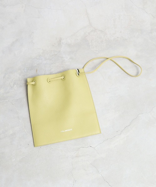 note et silence （ノートエシロンス）の「■FEEL AND TASTE flat bag mini（ハンドバッグ・レディース・カーキオリーブ/ピンク・FREE）」の6枚目の写真