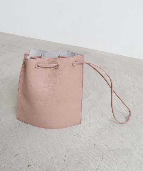 note et silence （ノートエシロンス）の「■FEEL AND TASTE flat bag mini（ハンドバッグ・レディース・カーキオリーブ/ピンク・FREE）」の8枚目の写真