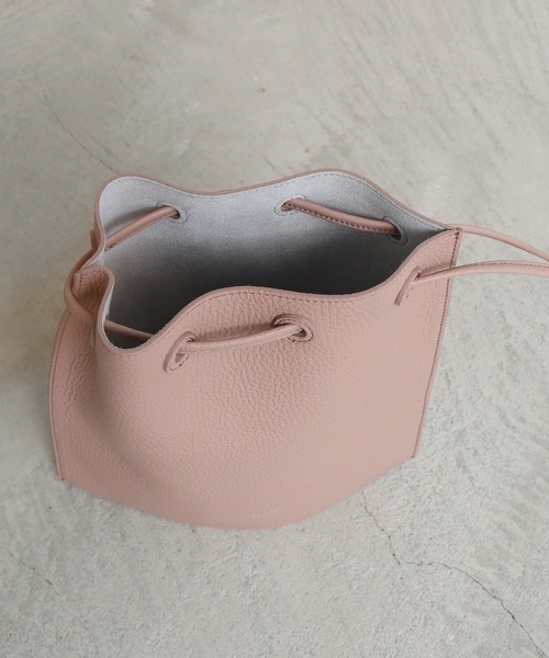 note et silence （ノートエシロンス）の「■FEEL AND TASTE flat bag mini（ハンドバッグ・レディース・カーキオリーブ/ピンク・FREE）」の9枚目の写真