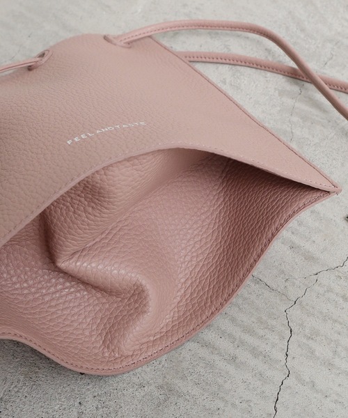 note et silence （ノートエシロンス）の「■FEEL AND TASTE flat bag mini（ハンドバッグ・レディース・カーキオリーブ/ピンク・FREE）」の11枚目の写真