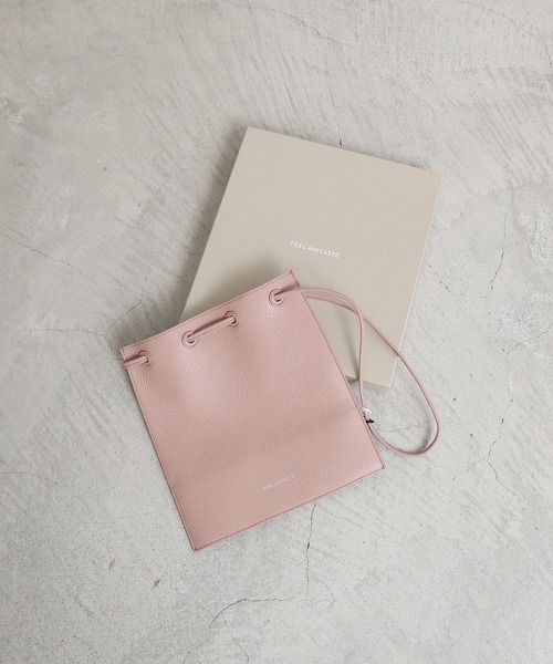 note et silence （ノートエシロンス）の「■FEEL AND TASTE flat bag mini（ハンドバッグ・レディース・カーキオリーブ/ピンク・FREE）」の12枚目の写真