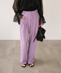 ＡＮＤＪ | 【ANDJ MADE】ダブルタックセミワイドスラックスパンツ(スラックス)