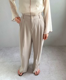 ＡＮＤＪ | 【ANDJ MADE】ダブルタックセミワイドスラックスパンツ(スラックス)