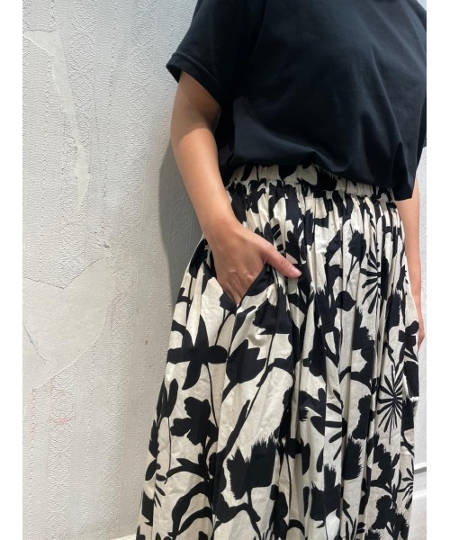 BEARDSLEY（ビアズリー）の「プリントギャザースカート（スカート・レディース・ベージュ・FREE）」の6枚目の写真