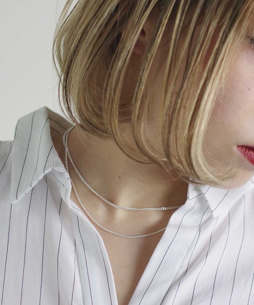 Taaii（ターイ）の「Taaii : SILVER 925 ROPE CHAIN NECKLACE / シルバー925 ロープチェーンネックレス（ネックレス・レディース・シルバー・FREE）」の4枚目の写真