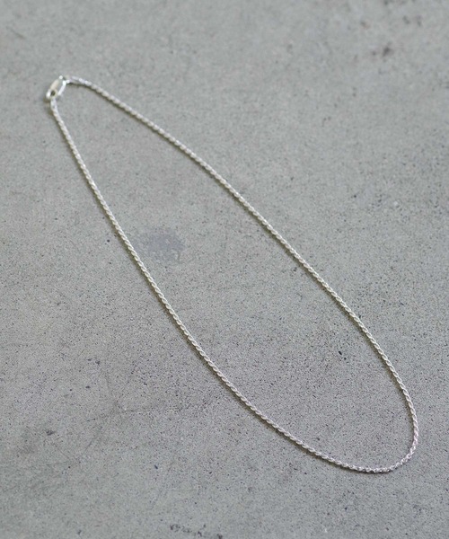 Taaii（ターイ）の「Taaii : SILVER 925 ROPE CHAIN NECKLACE / シルバー925 ロープチェーンネックレス（ネックレス・レディース・シルバー・FREE）」の7枚目の写真