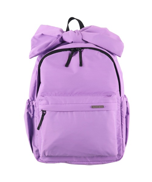 BRANSHES(ブランシェス)の「リボンリュック Mサイズ(バックパック/リュック・キッズ・ピンク/フューシャピンク/ラベンダー・M)」の1枚目の写真