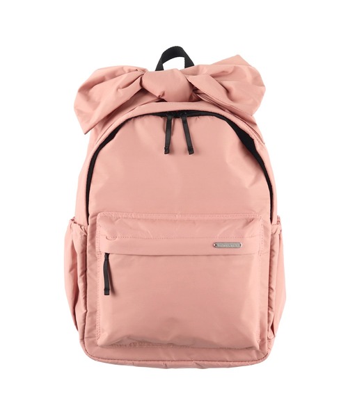 BRANSHES(ブランシェス)の「リボンリュック Mサイズ(バックパック/リュック・キッズ・ピンク/フューシャピンク/ラベンダー・M)」の2枚目の写真