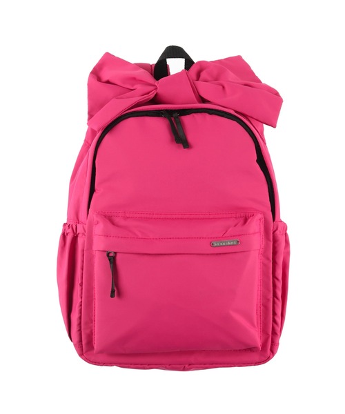 BRANSHES(ブランシェス)の「リボンリュック Mサイズ(バックパック/リュック・キッズ・ピンク/フューシャピンク/ラベンダー・M)」の3枚目の写真