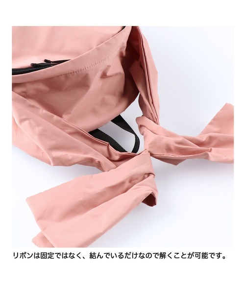 BRANSHES(ブランシェス)の「リボンリュック Mサイズ(バックパック/リュック・キッズ・ピンク/フューシャピンク/ラベンダー・M)」の8枚目の写真
