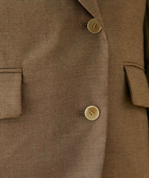 MADEMOISELLE ROPE'（マドモアゼル ロペ）の「ベルテッドジャケット（テーラードジャケット・レディース・グレー/キャメル/ネイビー・38）」の5枚目の写真