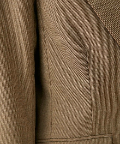 MADEMOISELLE ROPE'（マドモアゼル ロペ）の「ベルテッドジャケット（テーラードジャケット・レディース・グレー/キャメル/ネイビー・38）」の11枚目の写真