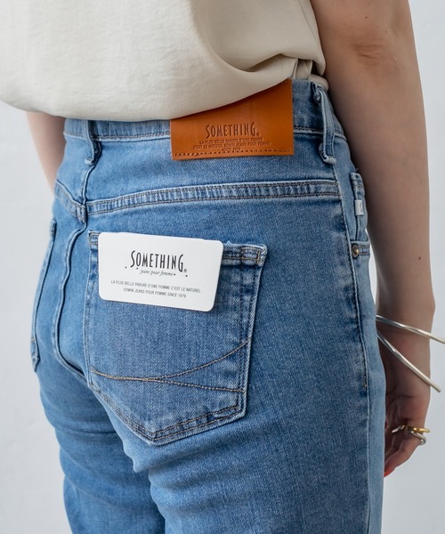 mystic（ミスティック）の「SOMETHING LISA FLARE PANTS（デニムパンツ・レディース・ブルー/ブラック・29/28）」の16枚目の写真