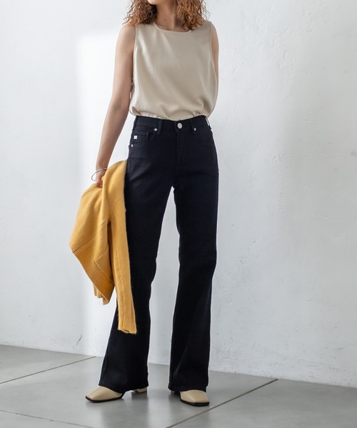 mystic（ミスティック）の「SOMETHING LISA FLARE PANTS（デニムパンツ・レディース・ブルー/ブラック・29/28）」の8枚目の写真