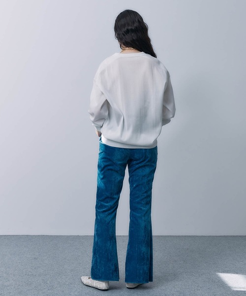 STUNNING LURE(スタニングルアー)の「ベッチンフレアーパンツ(その他パンツ・レディース・ライトグリーン・0)」の11枚目の写真
