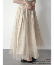 Disney | pooh/総柄ﾁｭｰﾙｽｶｰﾄ(スカート)