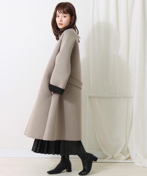 libelle more（リベル モア）の「ボンディングノーカラーコート（ノー