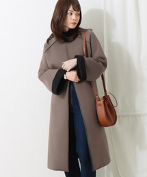 libelle more | ボンディングノーカラーコート(ノーカラーコート)