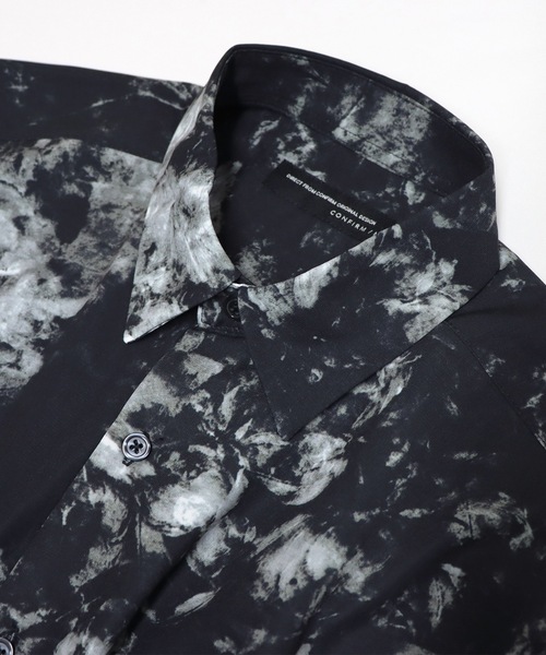 Confirm（コンファーム）の「Confirm / コンファーム LSビッグシルエット総柄シャツ（シャツ/ブラウス・メンズ・ホワイト/ブラック系その他/ブラック/ブラウン・M/L）」の11枚目の写真