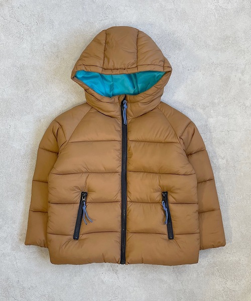 BIG FIELD（ビッグフィールド）の「アトラスマウンテンジャケット（80～150cm）（ダウンジャケット/コート・キッズ・ブラック/ベージュ/ブラウン/レッド/グリーン・90/100/110/120/80/130/95/140/150）」の17枚目の写真