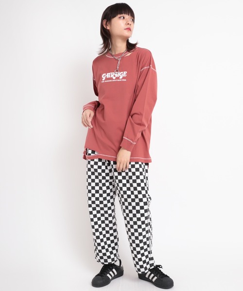 RNA(アールエヌエー)の「M1737 スラッシュガレージロゴTEE(Tシャツ/カットソー・レディース・ブラック/エンジ/ブルー・MEDIUM)」の15枚目の写真