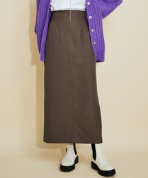 MADEMOISELLE ROPE' | ストレッチツイルストレートスカート(スカート)
