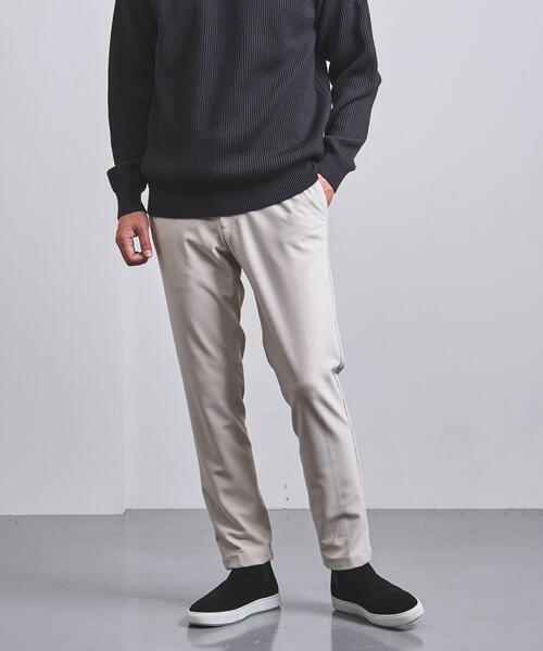 UNITED ARROWS(ユナイテッドアローズ)の「<UNITED ARROWS> ウォームピケ オールギャザー イージーパンツ(その他パンツ・メンズ・ブラック/グレー/ナチュラル・S/M/L/XL)」の3枚目の写真