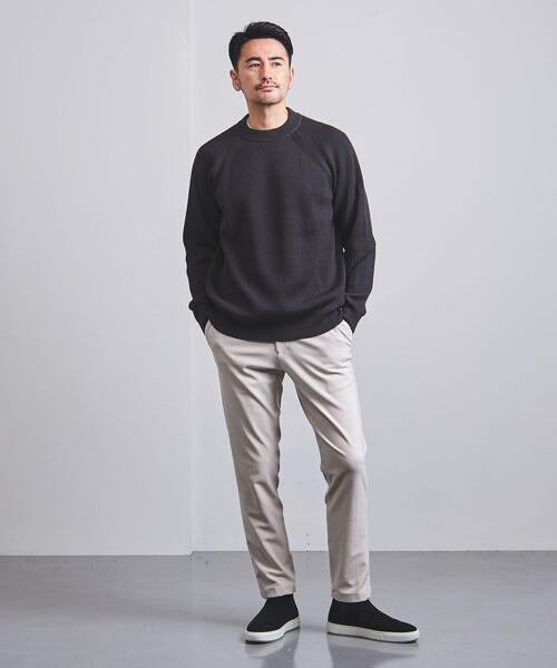 UNITED ARROWS(ユナイテッドアローズ)の「<UNITED ARROWS> ウォームピケ オールギャザー イージーパンツ(その他パンツ・メンズ・ブラック/グレー/ナチュラル・S/M/L/XL)」の8枚目の写真