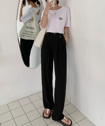 sevens | 【sevens】ストレッチワイドレッグストレートパンツ(その他パンツ)