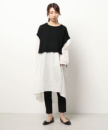 Samansa Mos2 | 脇リボンドッキングワンピース(ワンピース)