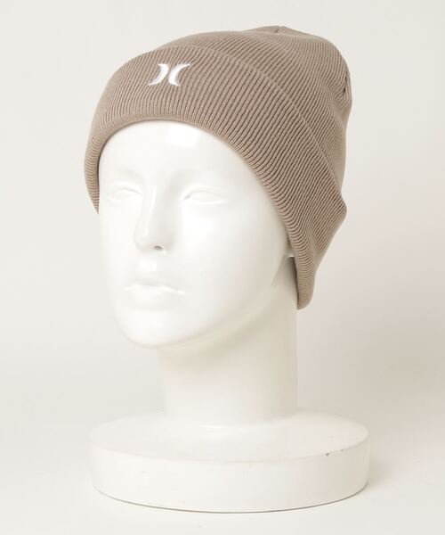 Hurley (ハーレー)の「M ICON CUFF BEANIE / ロゴニットキャップ ビーニー(ニットキャップ/ビーニー・メンズ・ブラック/ネイビー/バーガンディー/カーキブラウン・FREE)」の1枚目の写真