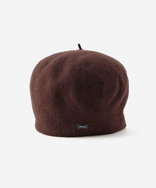 ORCIVAL（オーシバル）の「ORCIVAL | クーマラム ニットベレー（ハンチング/ベレー帽・レディース・ダークブラウン/グレイッシュベージュ/ネイビー・FREE）」の4枚目の写真