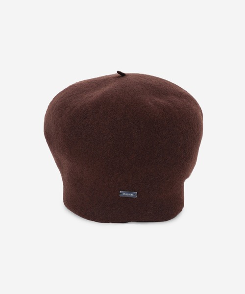 ORCIVAL（オーシバル）の「ORCIVAL | クーマラム ニットベレー（ハンチング/ベレー帽・レディース・ダークブラウン/グレイッシュベージュ/ネイビー・FREE）」の5枚目の写真