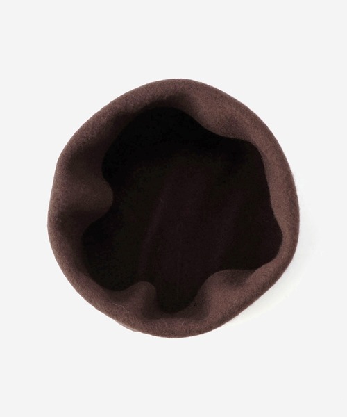 ORCIVAL（オーシバル）の「ORCIVAL | クーマラム ニットベレー（ハンチング/ベレー帽・レディース・ダークブラウン/グレイッシュベージュ/ネイビー・FREE）」の8枚目の写真